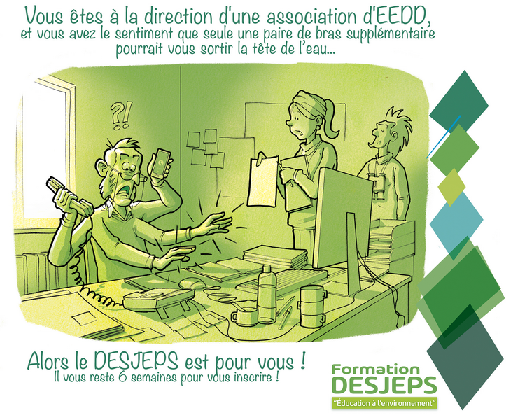 Inscrivez vous au DESJEPS pour votre structure