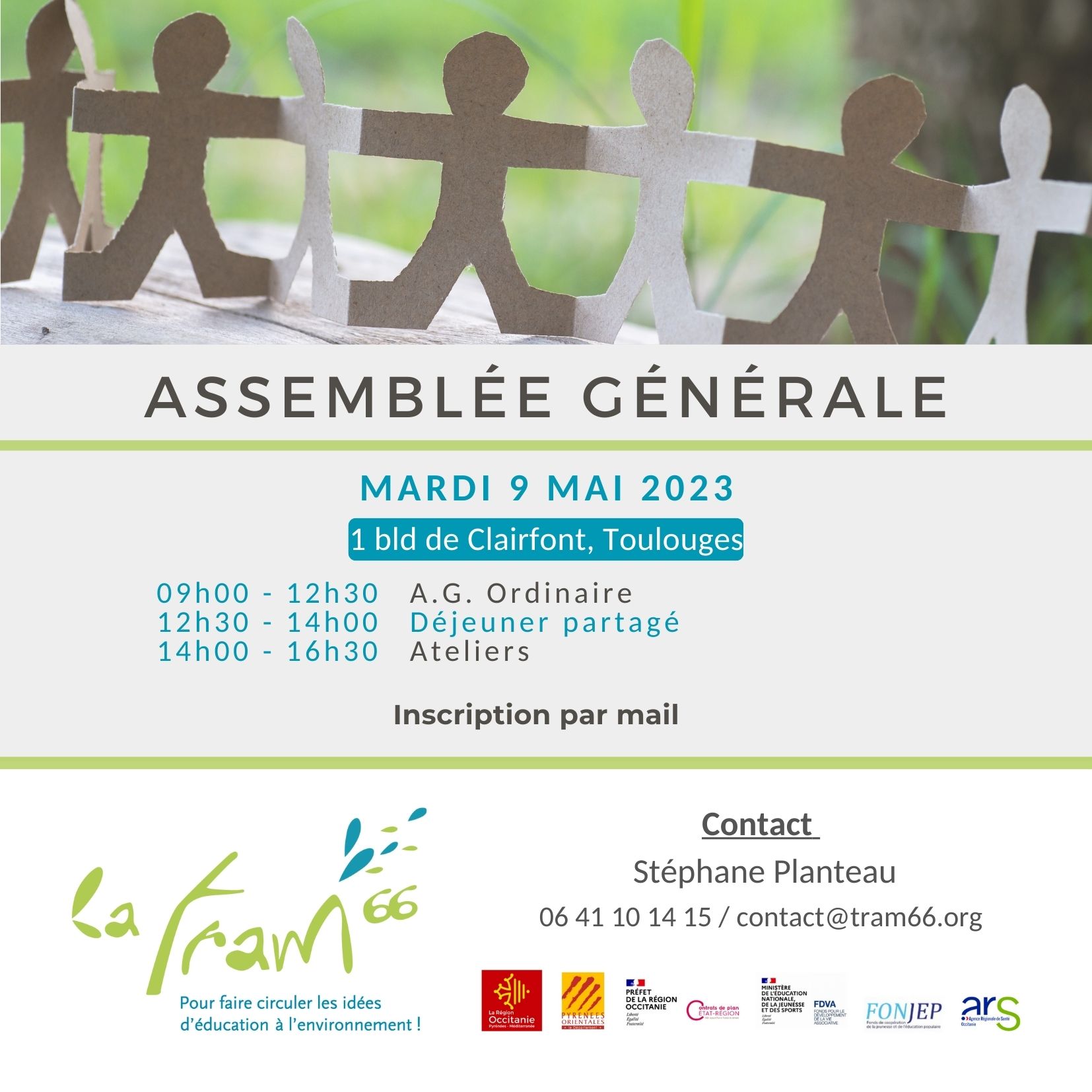 Invitation AG 9 mai 2023