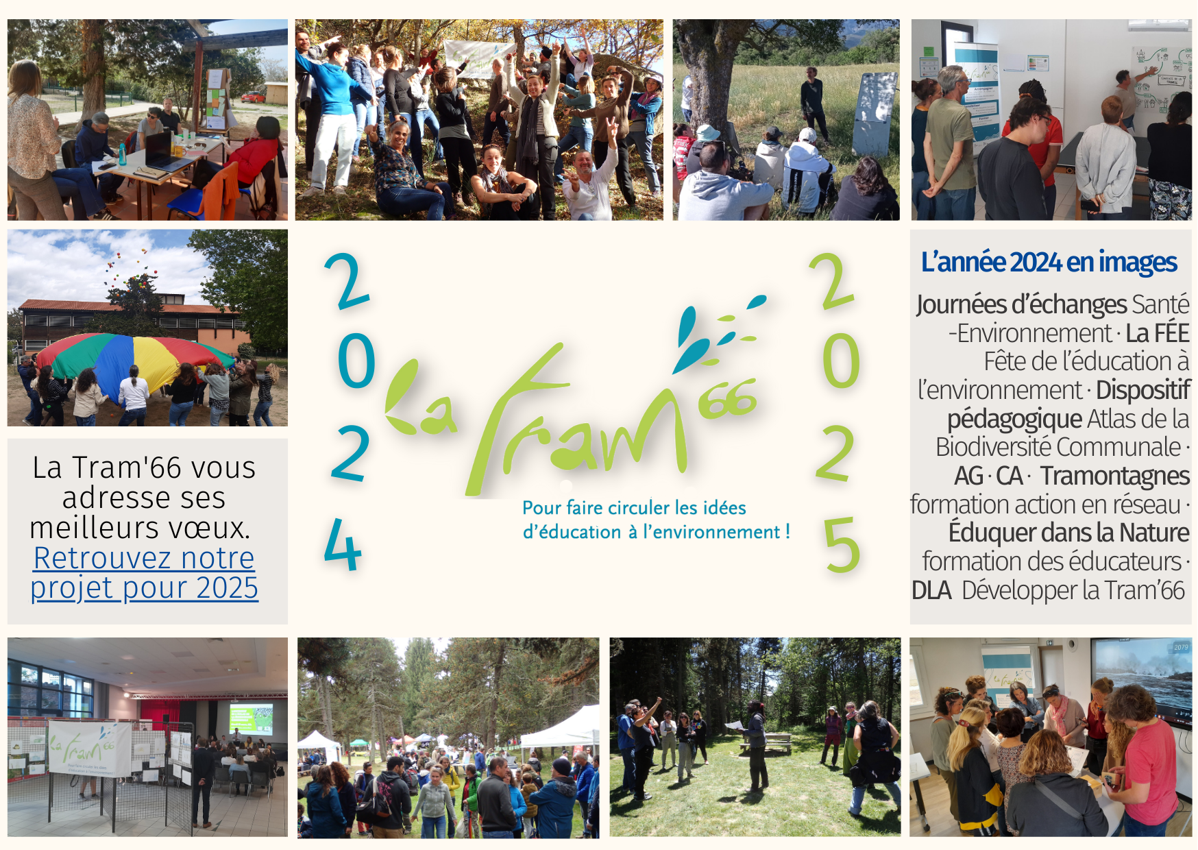 Meilleurs voeux de projets en réseau 2025