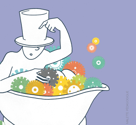 personnage qui réfléchit